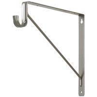 View Satin Nickel Lighted Closet Rod Shelf Bracket Support